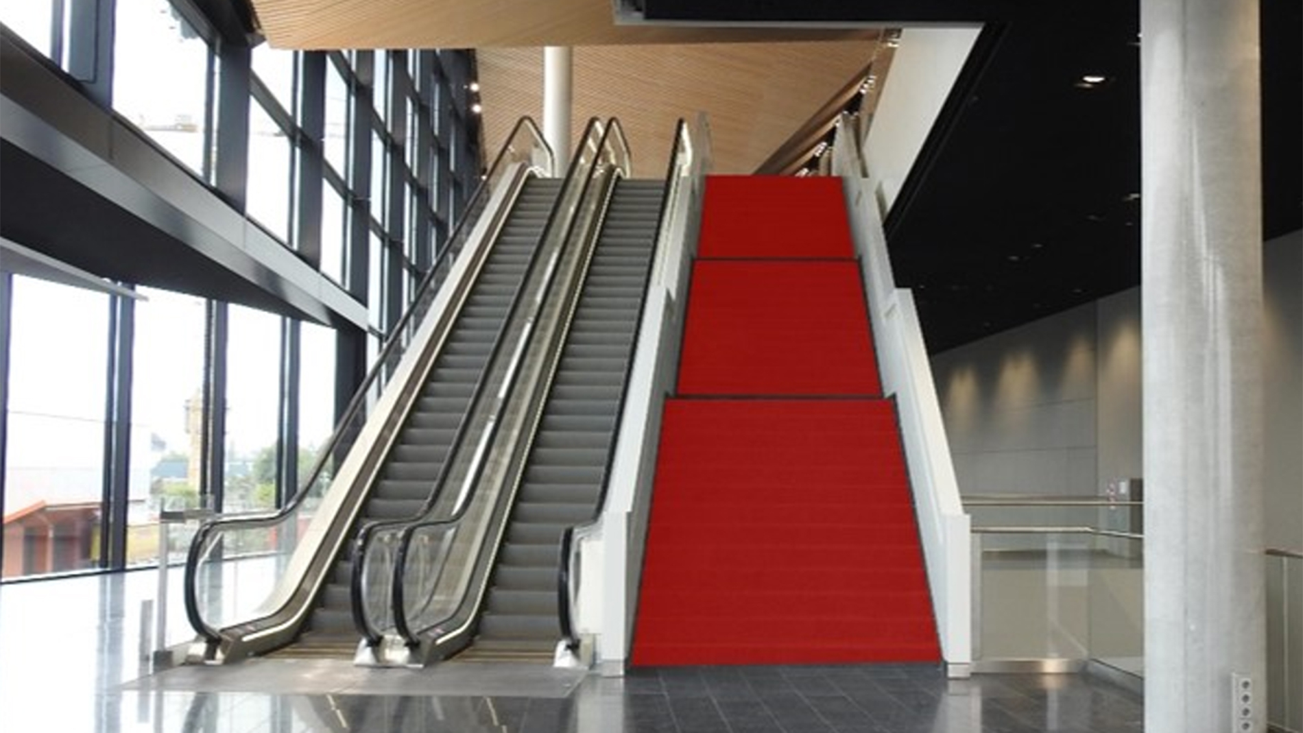 Stairway stickers hall 12: Take your advertising to the next level