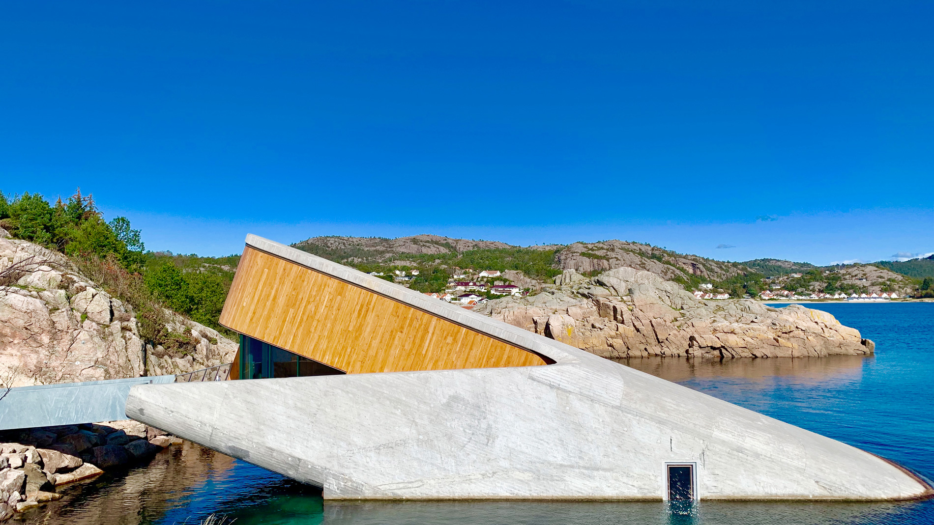 Im norwegischen Unterwasserrestaurant "Under" strömt das Wasser aus einem 3D-gedruckten Wasserhahn.