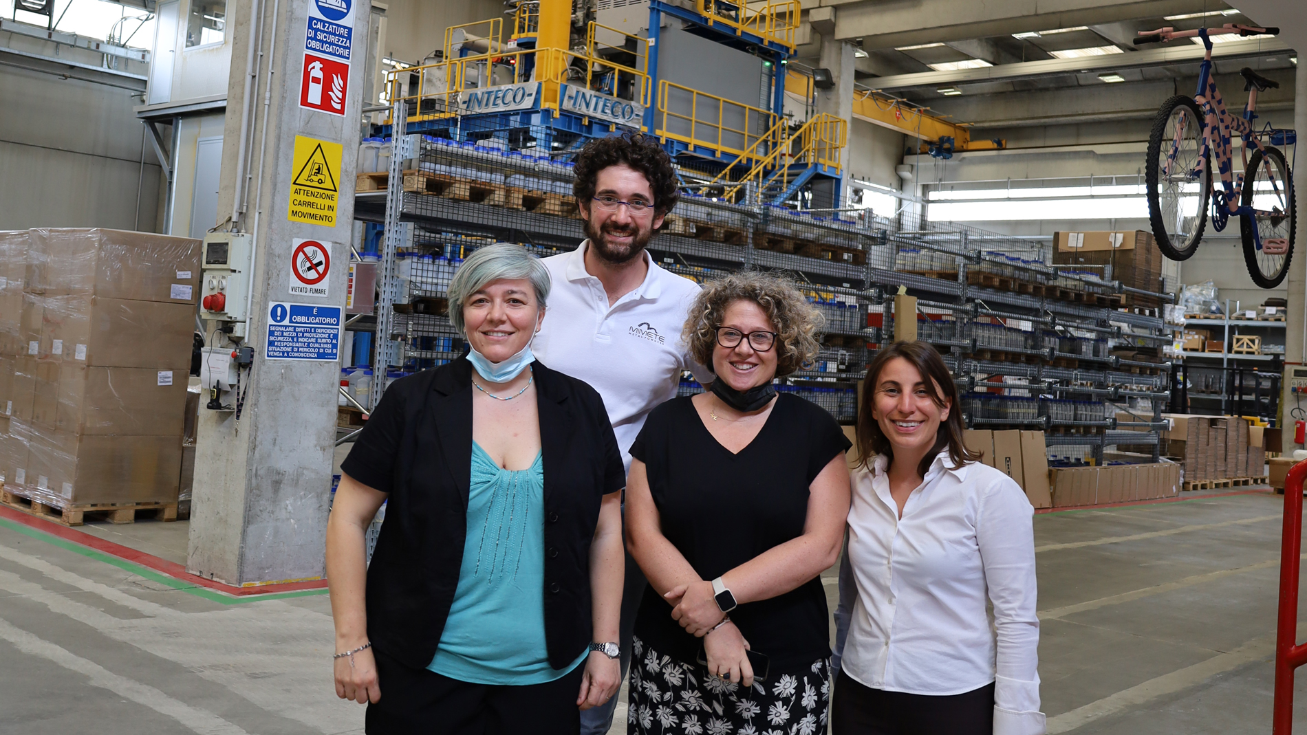 Francesca Bonfanti, Andrea Tarabiono, Magda Perez Gila und Giulia Conti (von links nach rechts) Bild: Thomas Masuch