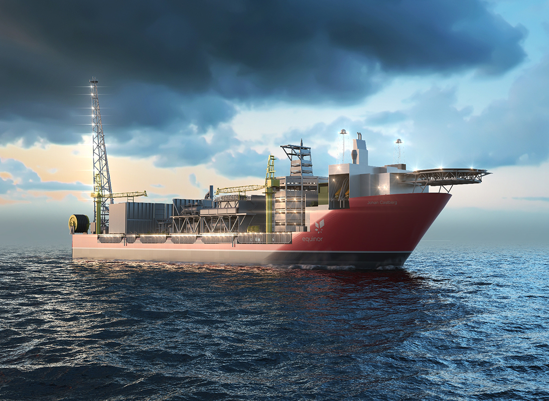 The port of Hammerfest is not only an important location for the supply of oil and gas production platforms but is also home to AM North, an important base for Additive Manufacturing. Around 240 kilometers northwest of Hammerfest, the oil production vessel Johann Castberg will be deployed. Image: AM North