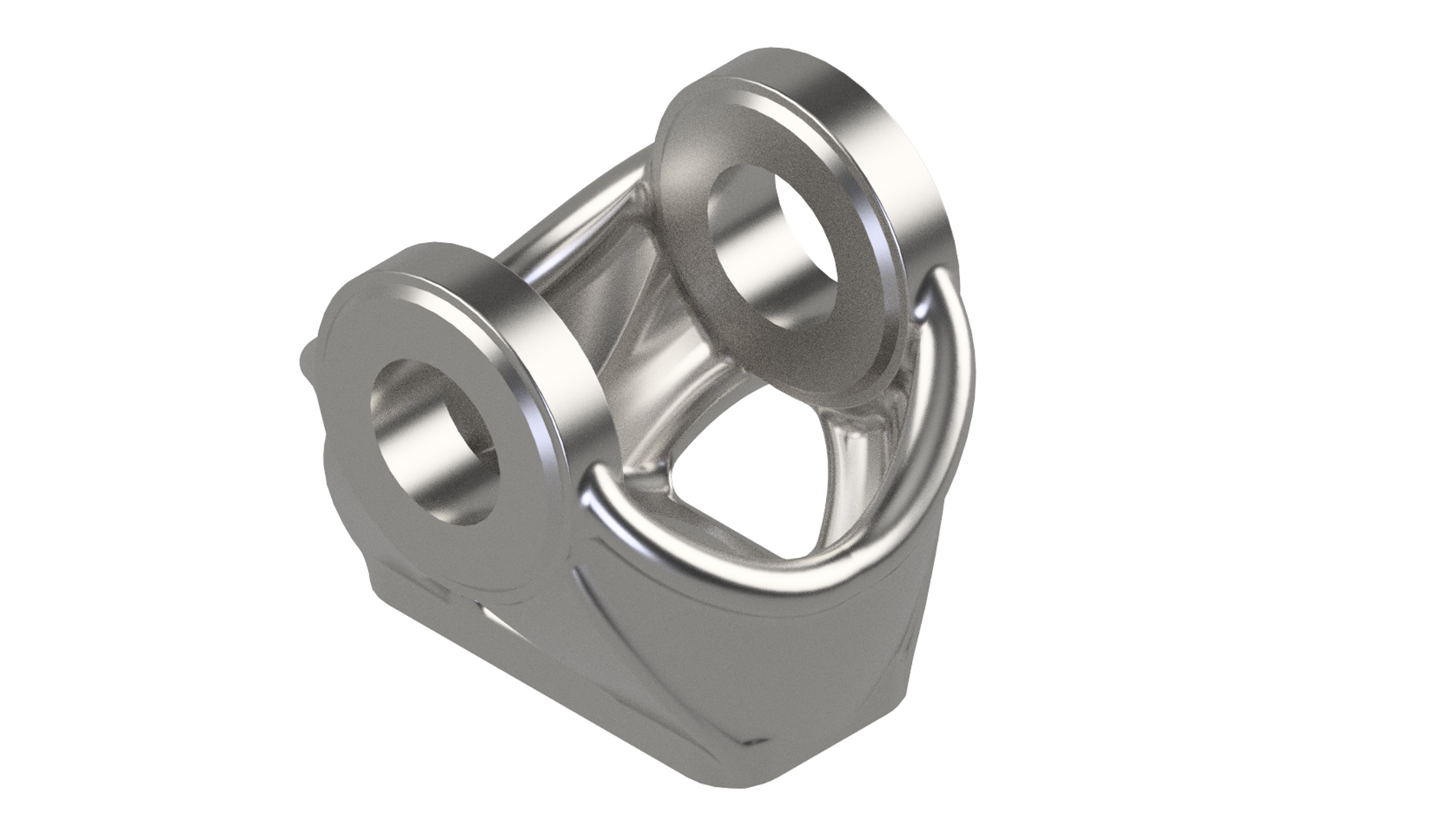 Durch sein geringeres Gewicht kann allein ein 3D-gedrucktes Bracket im Vergleich zu einem konventionell gefertigten (und designten) den CO2-Verbrauch eines Flugzeugs um mehr als 43 Tonnen senken. Bild: Ampower