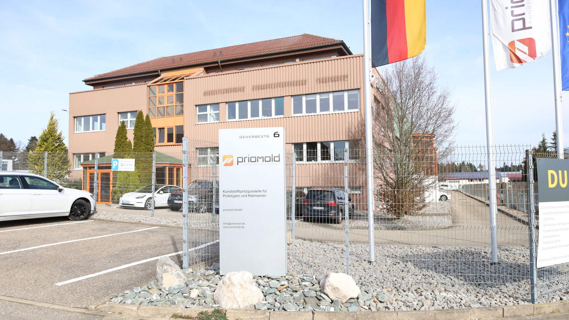 Die Firmenzentrale von Priomold befindet sich im 650 Meter hoch gelegene Schömberg.