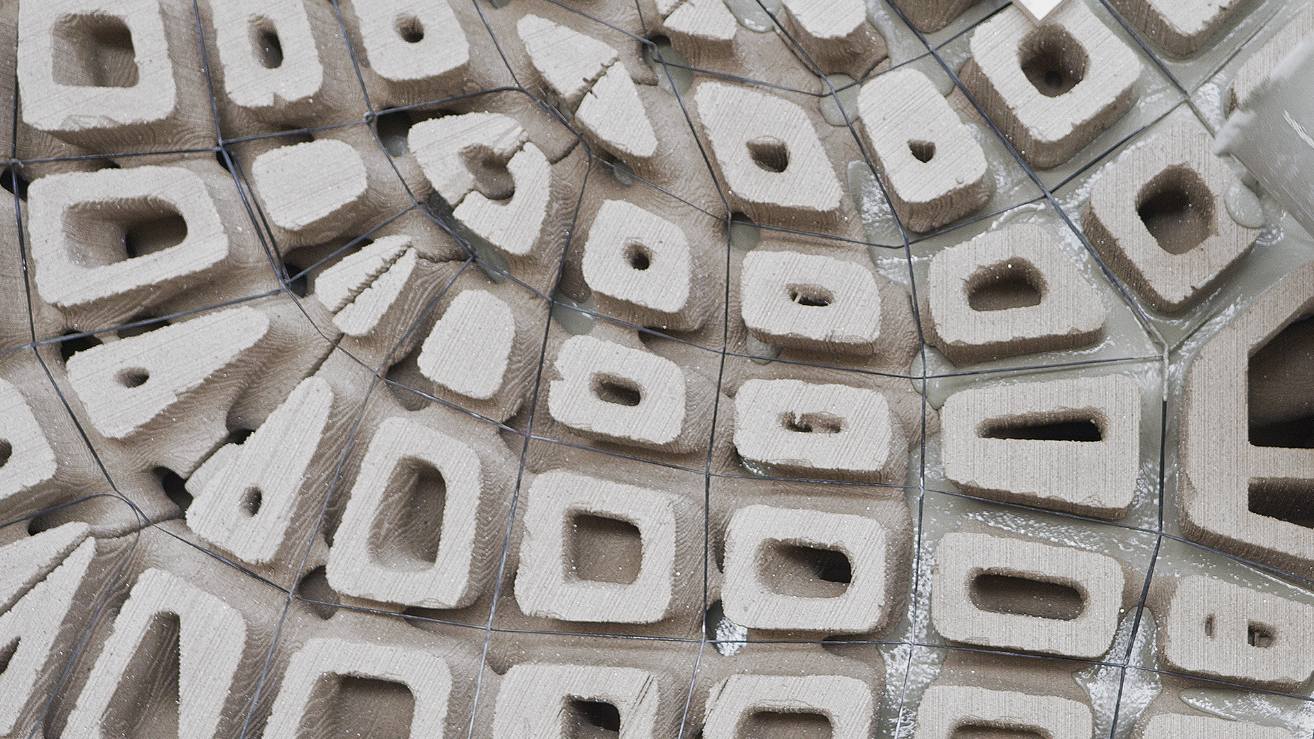 Concrete casting into water-soluble sand formwork