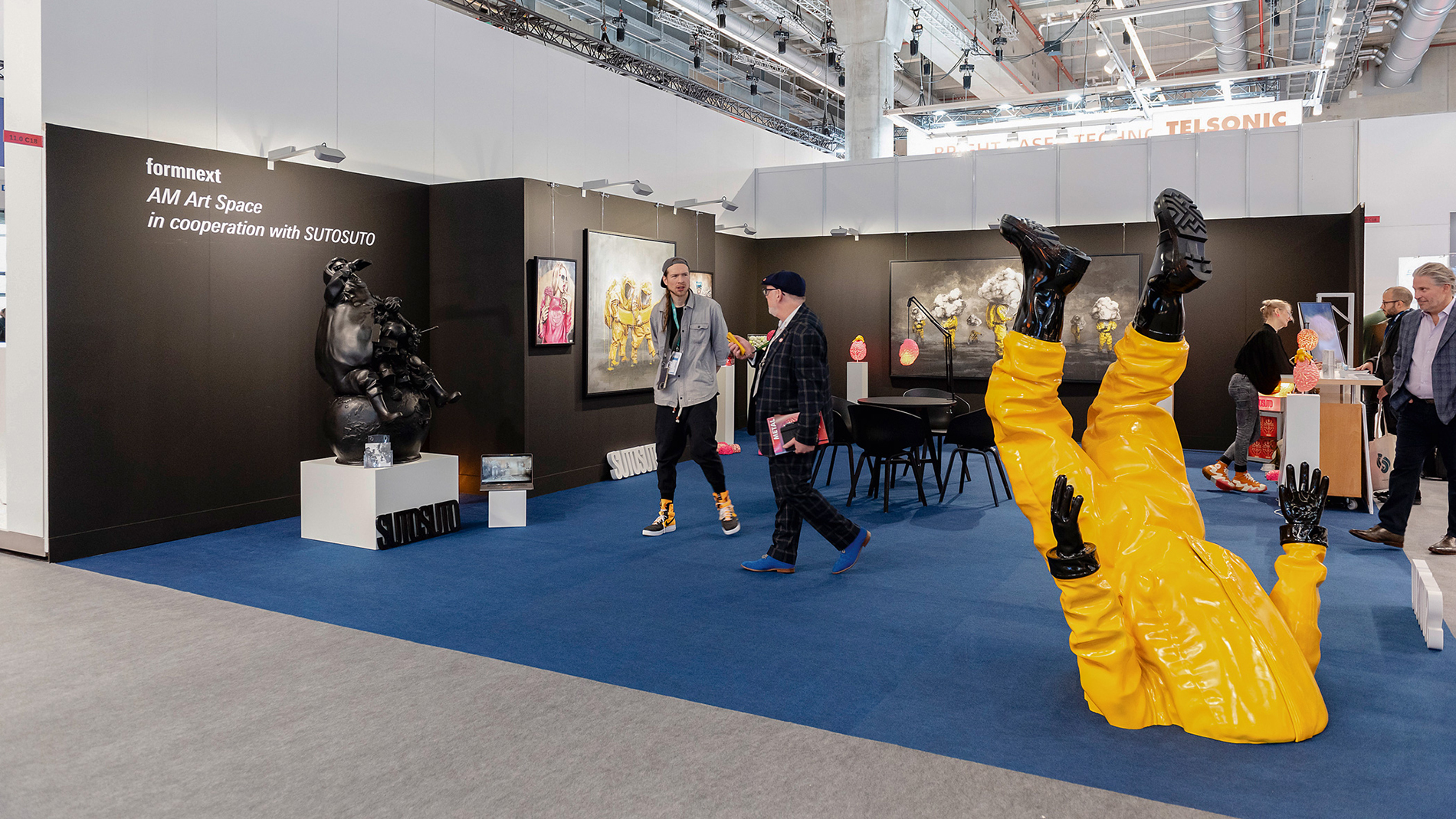 The Art Space at Formnext 2023 offered space for exchange and discussion throughout the trade fair. Picture: Mesago / Mathias Kutt