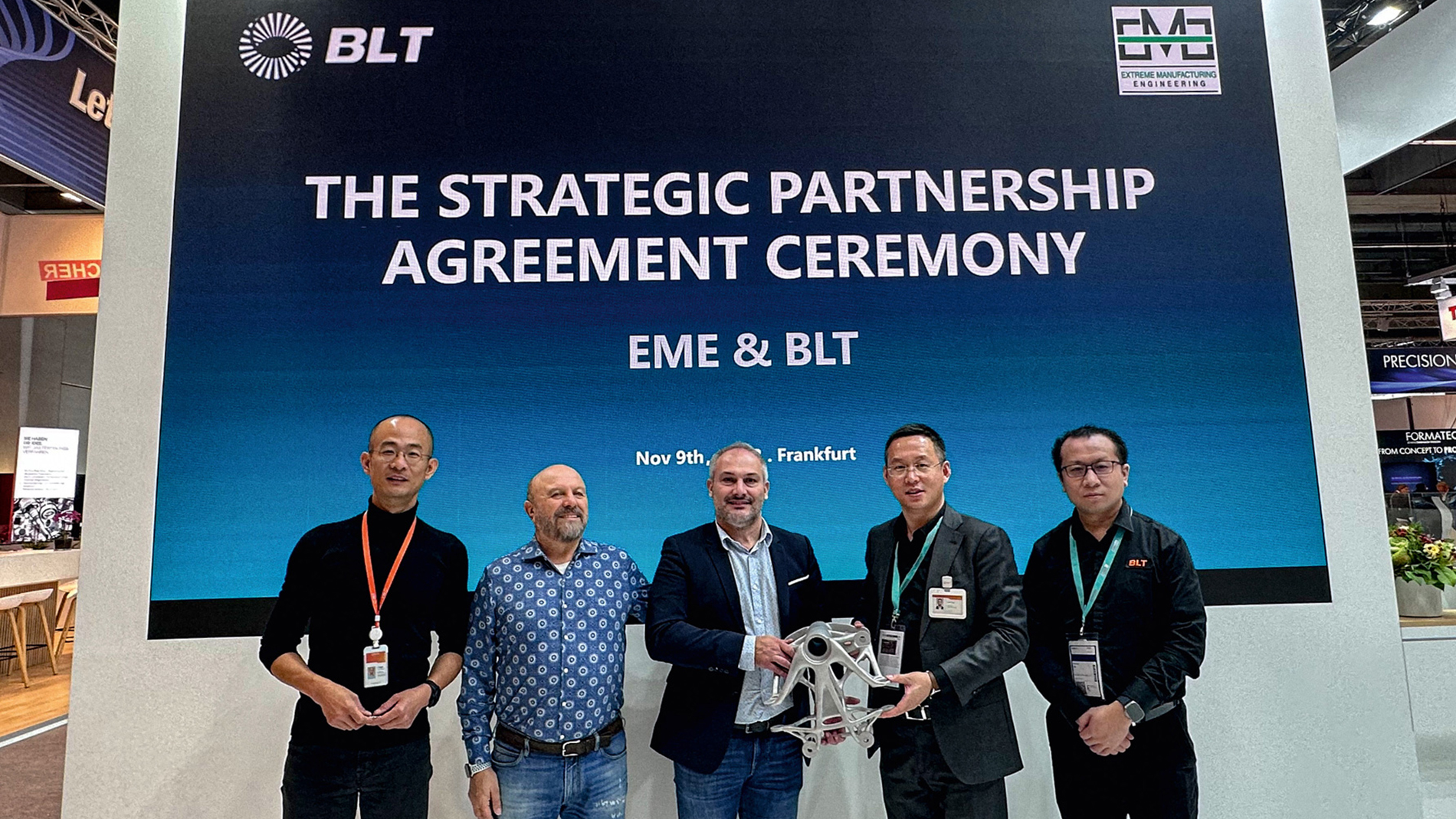 EME purchased two machines from BLT at Formnext. Picture: BLT
