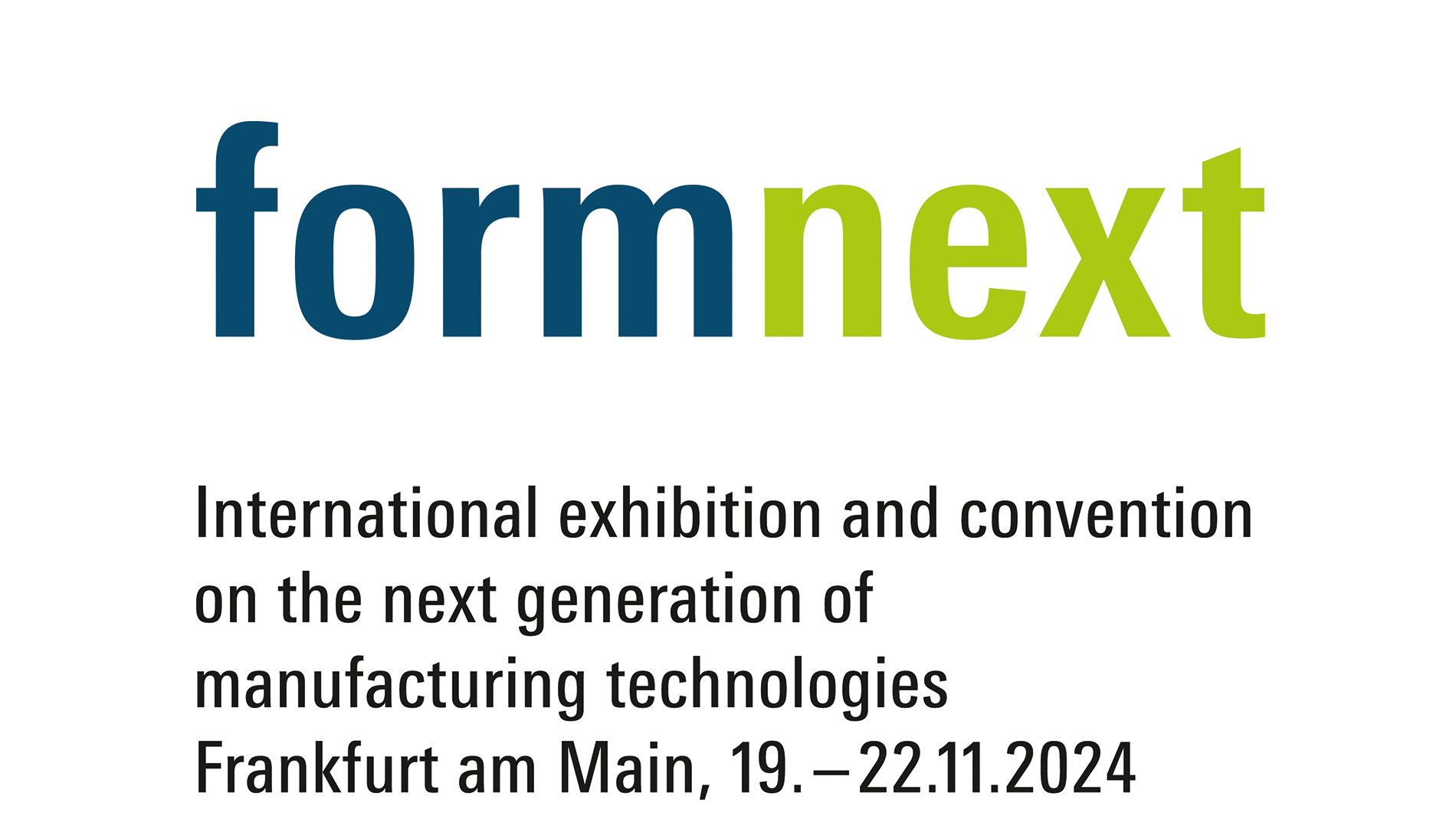 Formnext Logos Vollversion, deutsch