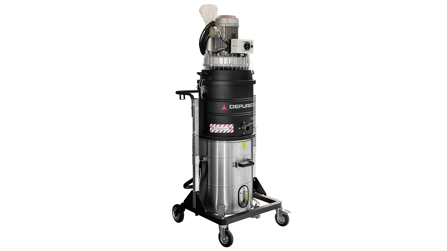 The new industrial vacuum cleaner EcoBull AM. Image: Depureco