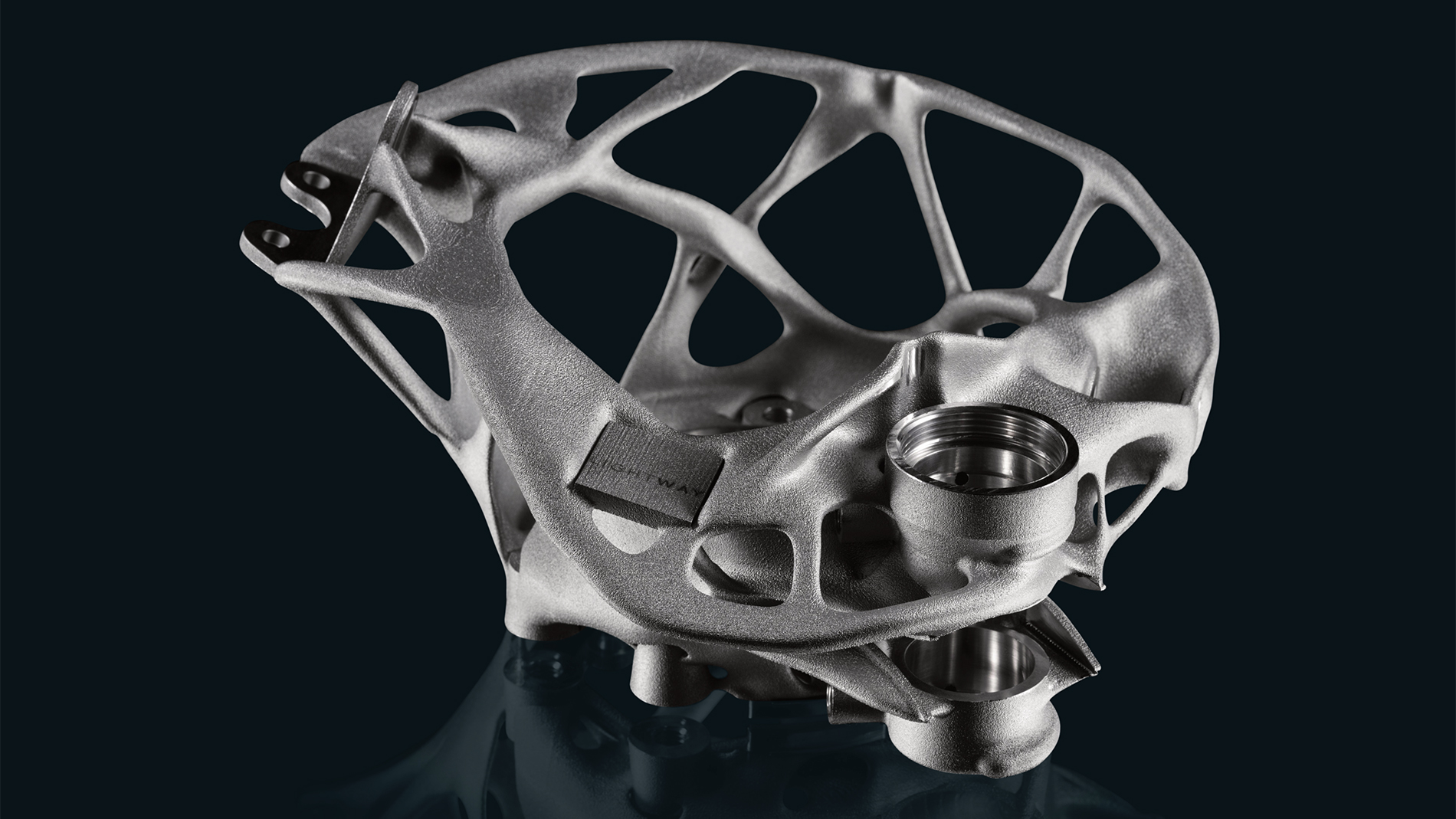 A 3D-printed wheel bearing. Image: Lightway