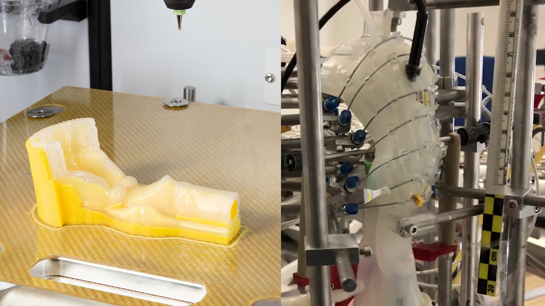 Simulator: 3D-printed silicone larynx. Image: Institut Carnot x MICA