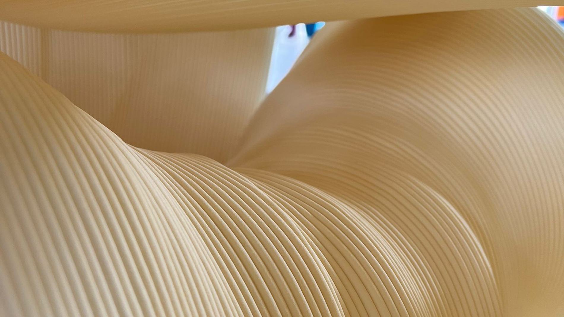 Details des B-Loom-Stuhls von Nagami. Bild: Smart Materials 3D