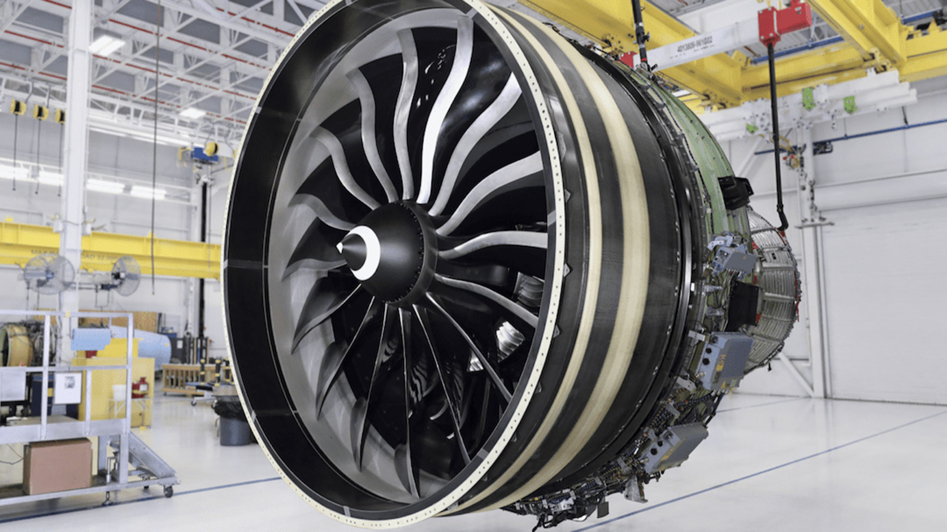 The GE9X turbofan is the ultimate demonstration of the capabilities of AM, containing more than 300 metal additively manufactured parts. The engine has been selected by Boeing for its 777X airliner (Courtesy GE Aerospace)