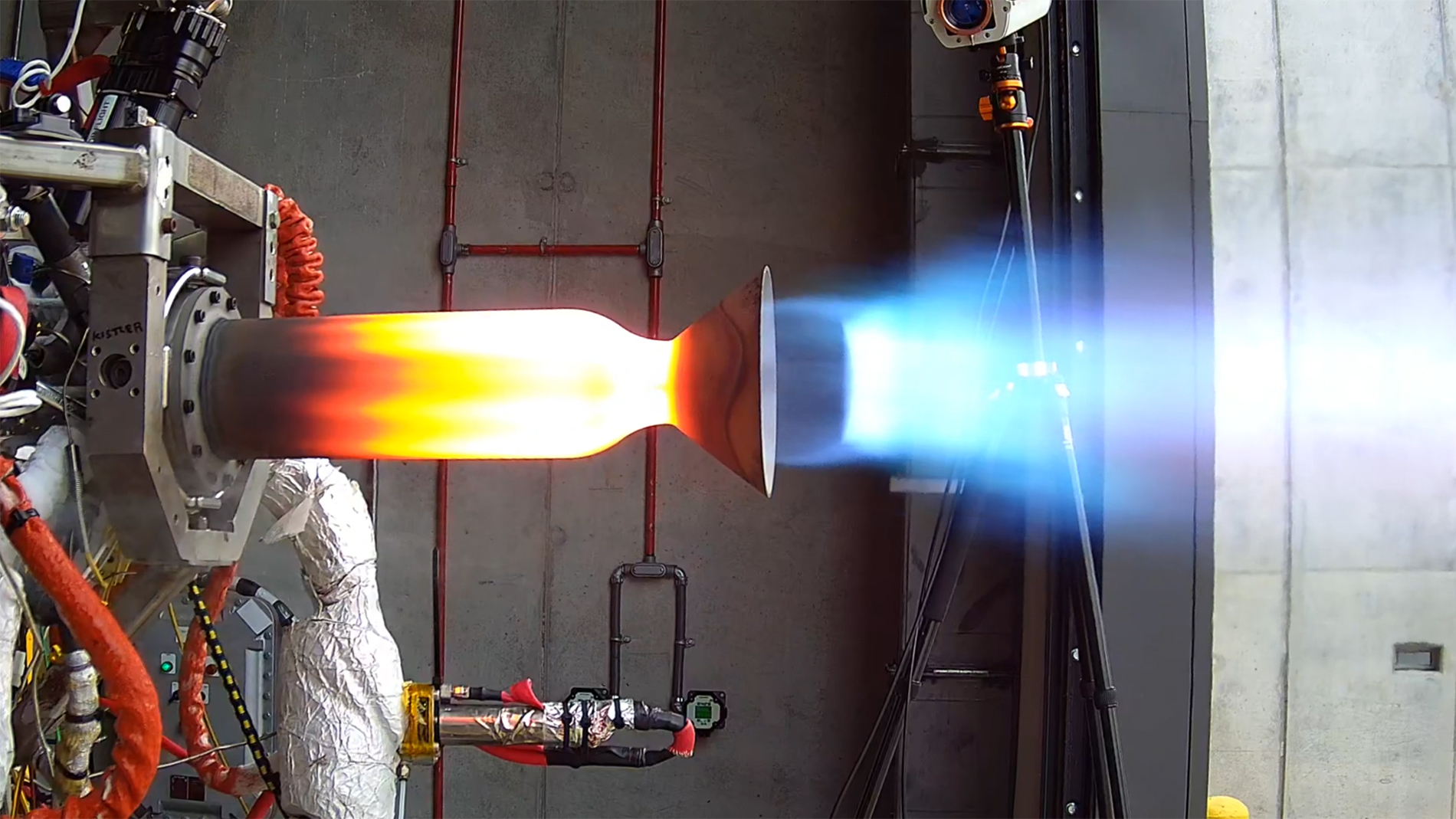 Intuitive Machines printed this rocket nozzle component for the IM-1 mission to the moon. Image: Sciaky