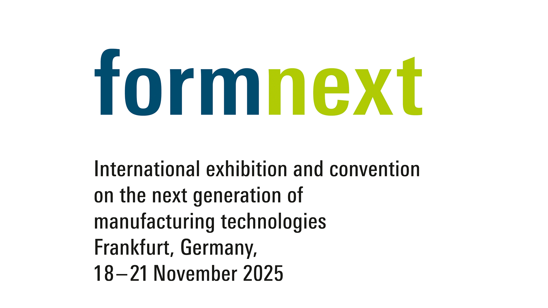 Formnext logo package full version, English