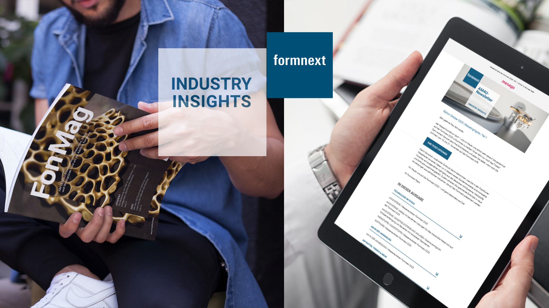 Stay informed with AM Industry Insights by Formnext