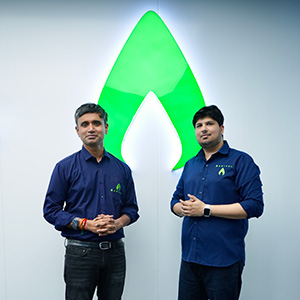 Srinath Ravhichandran, CEO & Cofounder & Moin SPM, COO & Cofounder, Agnikul Cosmos Private Limited