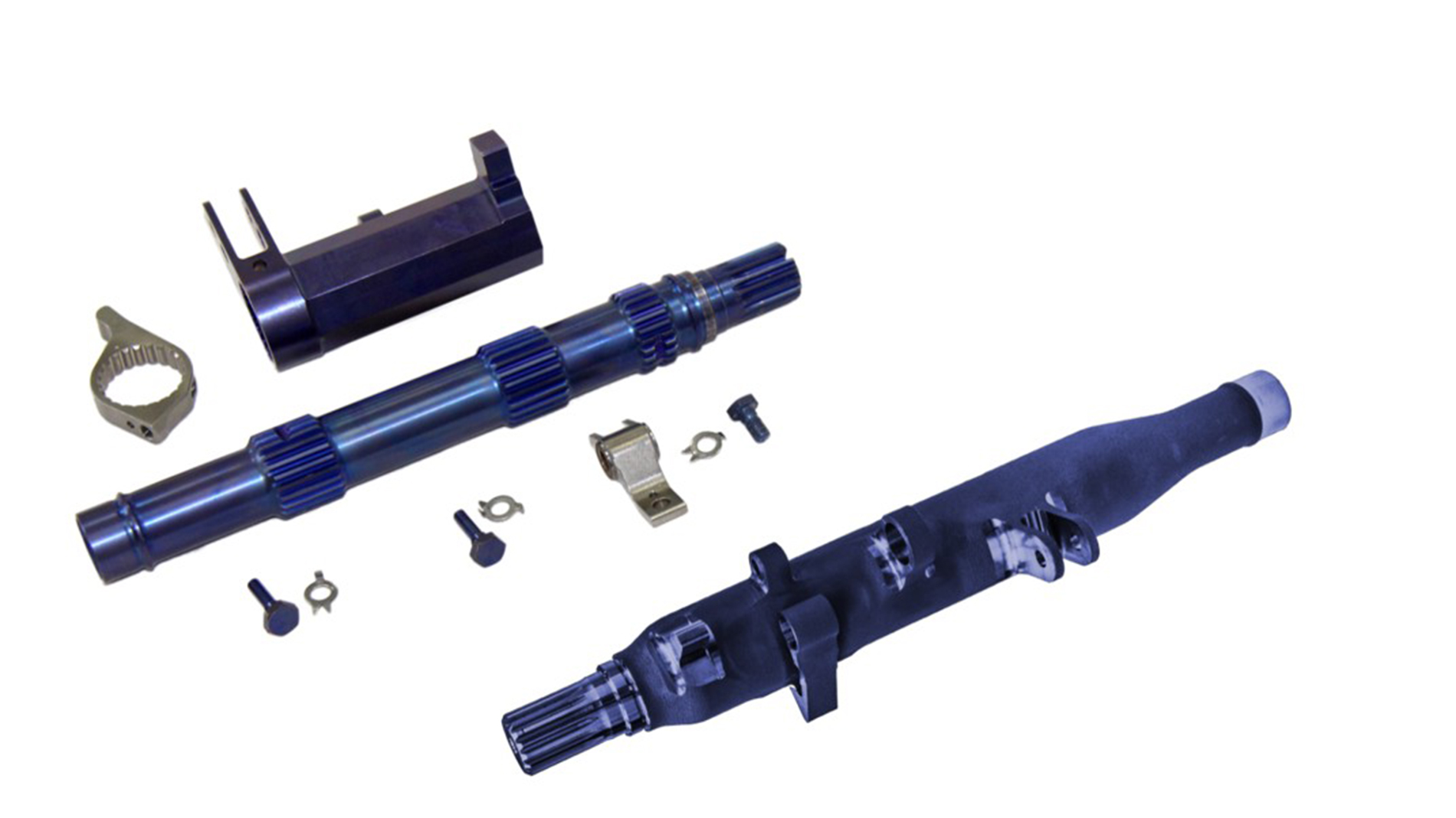 3D-gedruckte Verriegelungswellen. Bild: Airbus Helicopters