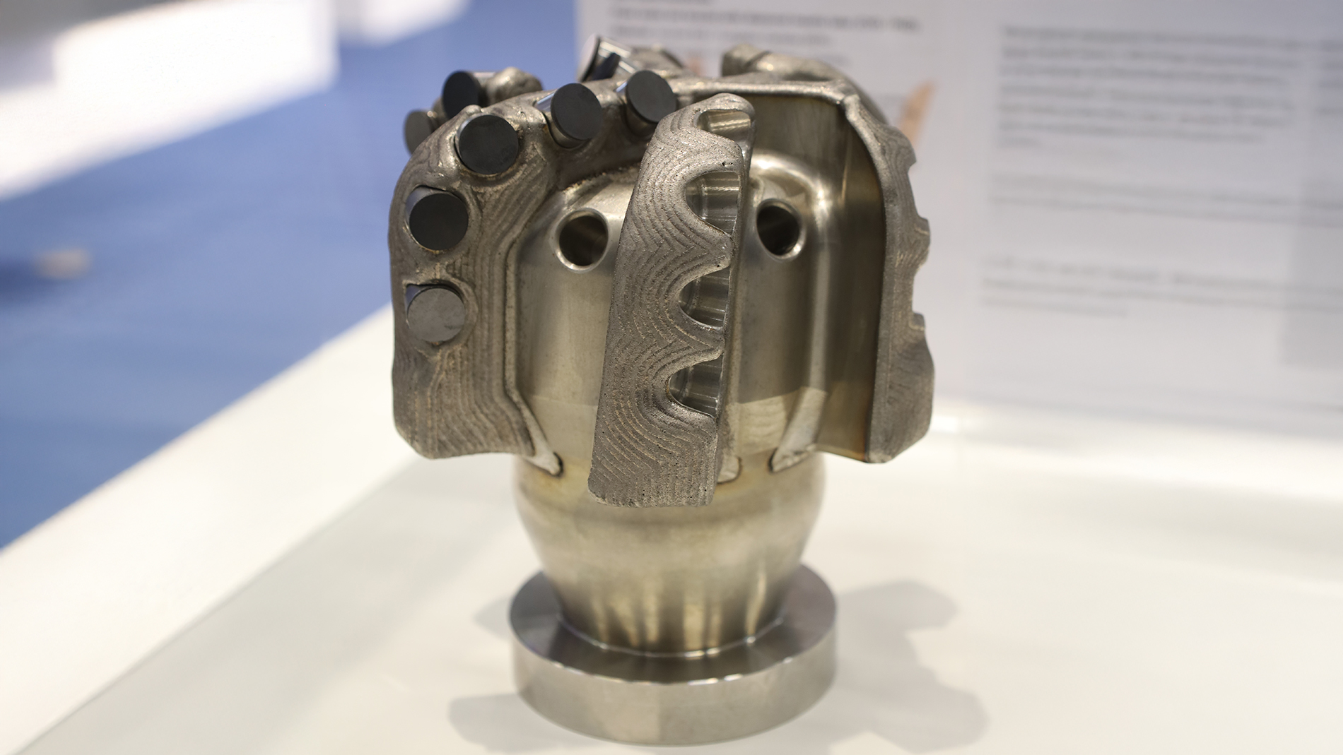 AM application from the VDMA special show at Formnext2025: DMG Mori drill bit for earth drilling. Image: Thomas Masuch