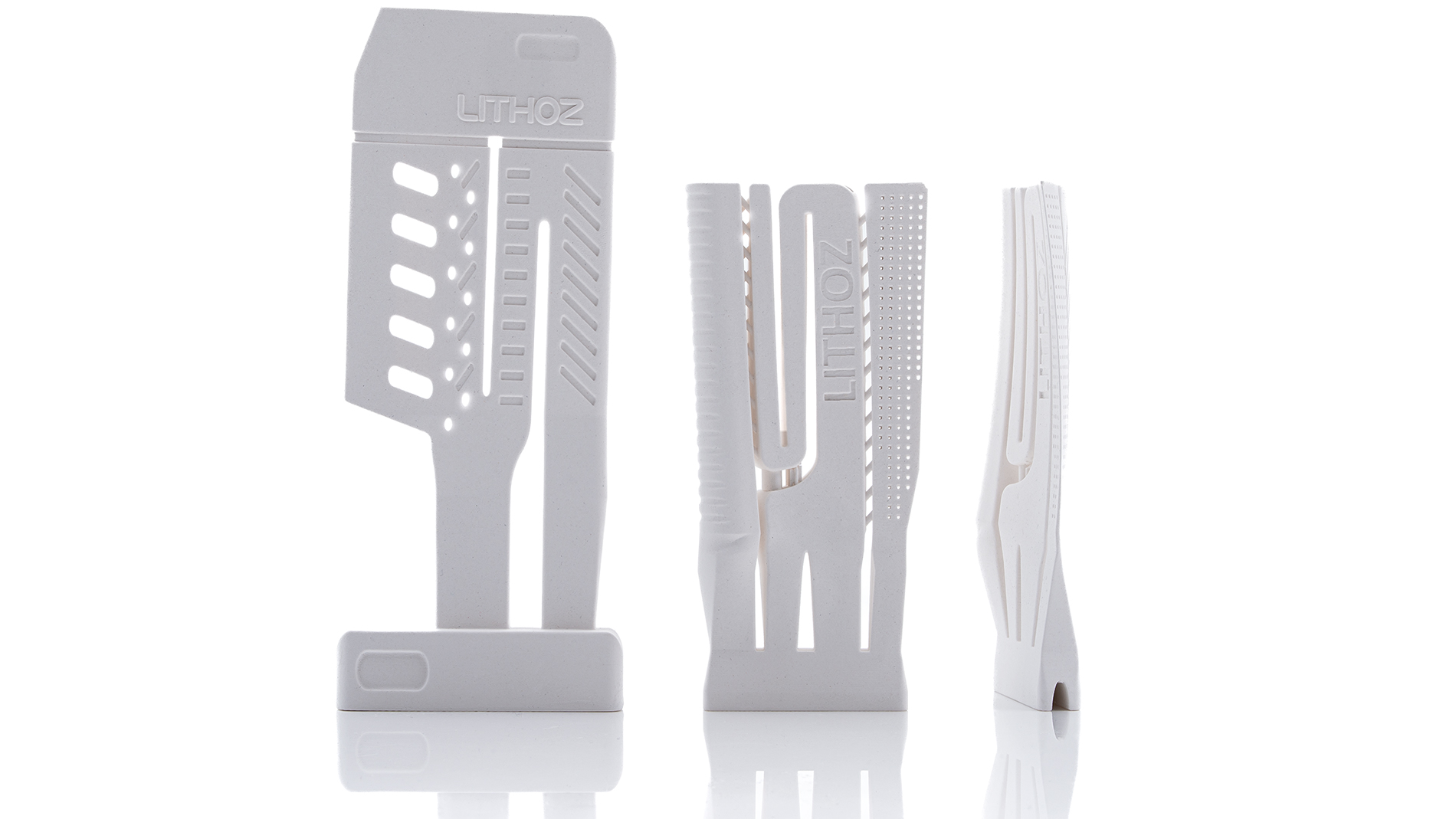 3D-gedruckte Gusskerne aus Keramik. Bilder: Lithoz