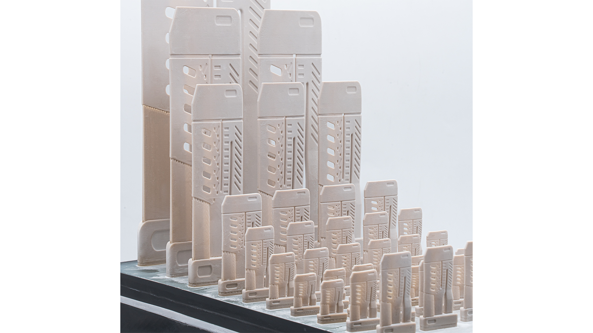 3D-gedruckte Gusskerne aus Keramik. Bilder: Lithoz