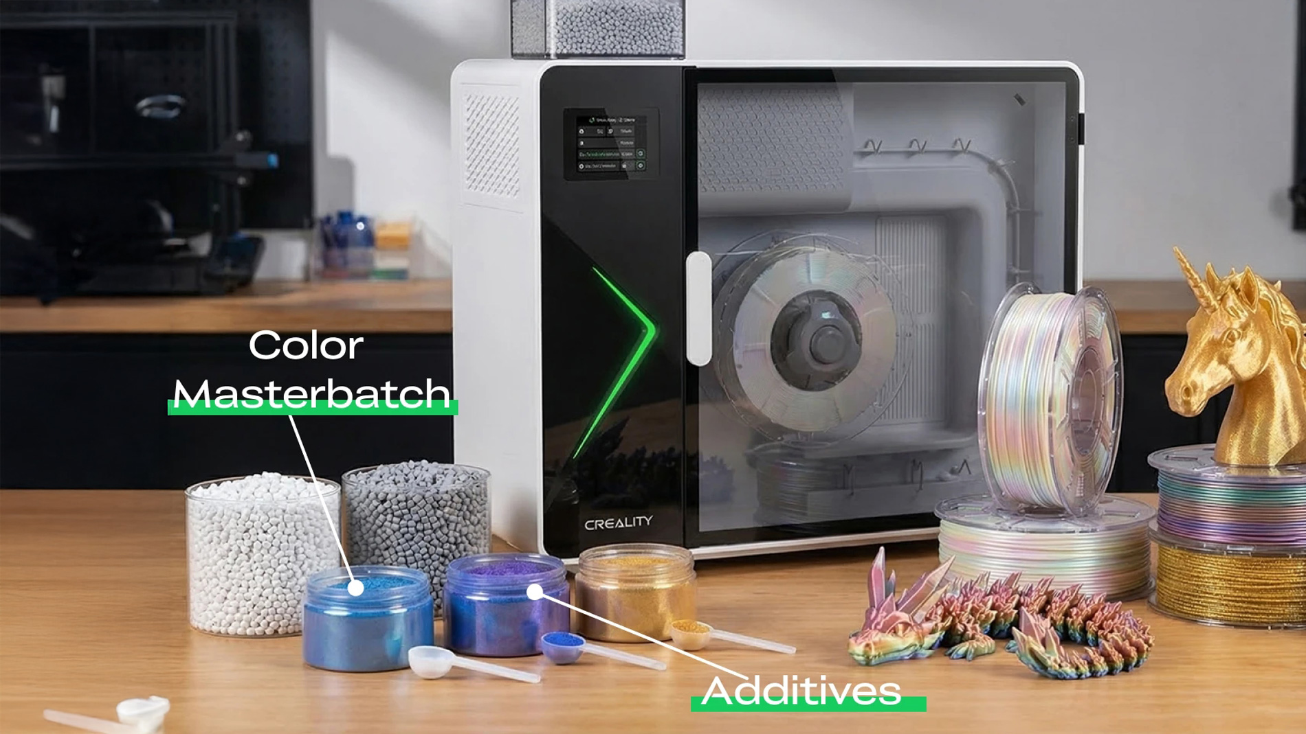 Creality-M1-and-R1-recycling-for-desktop-3D-printing