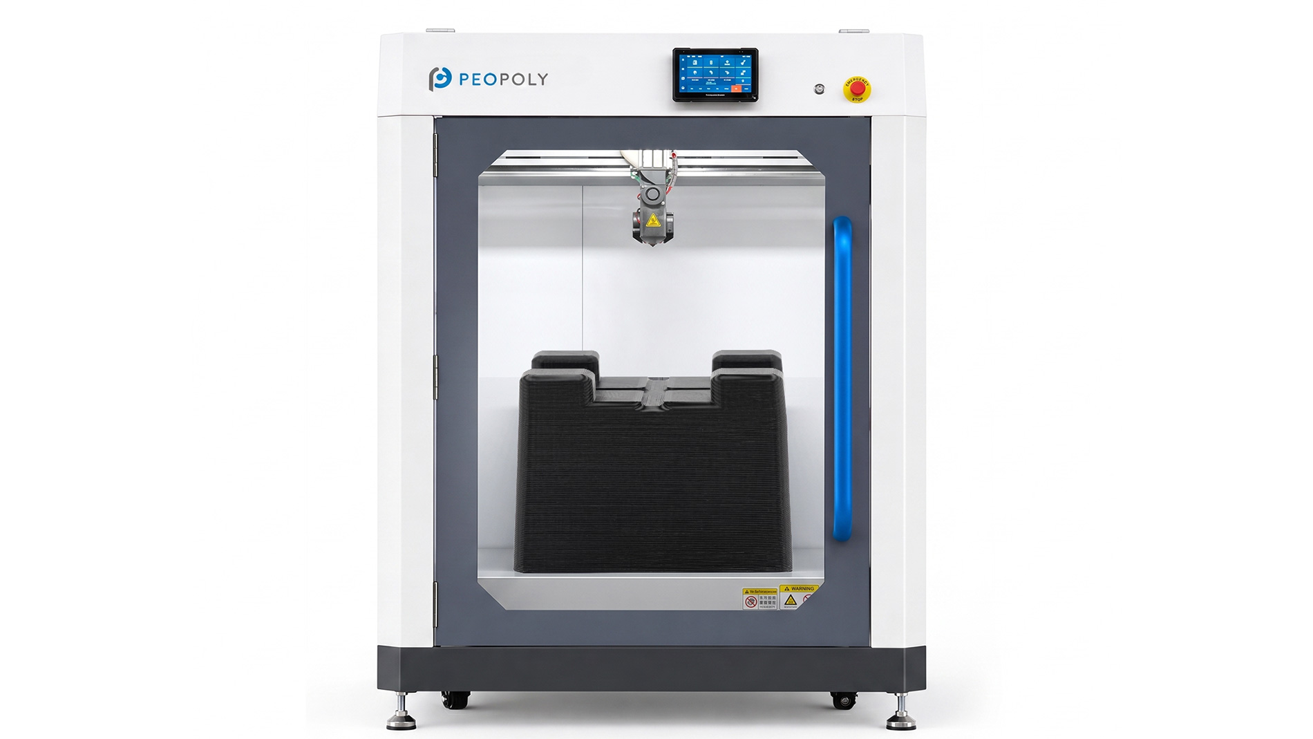 The new Giga 800 with dual-zone screw extruder. Images: Peopoly