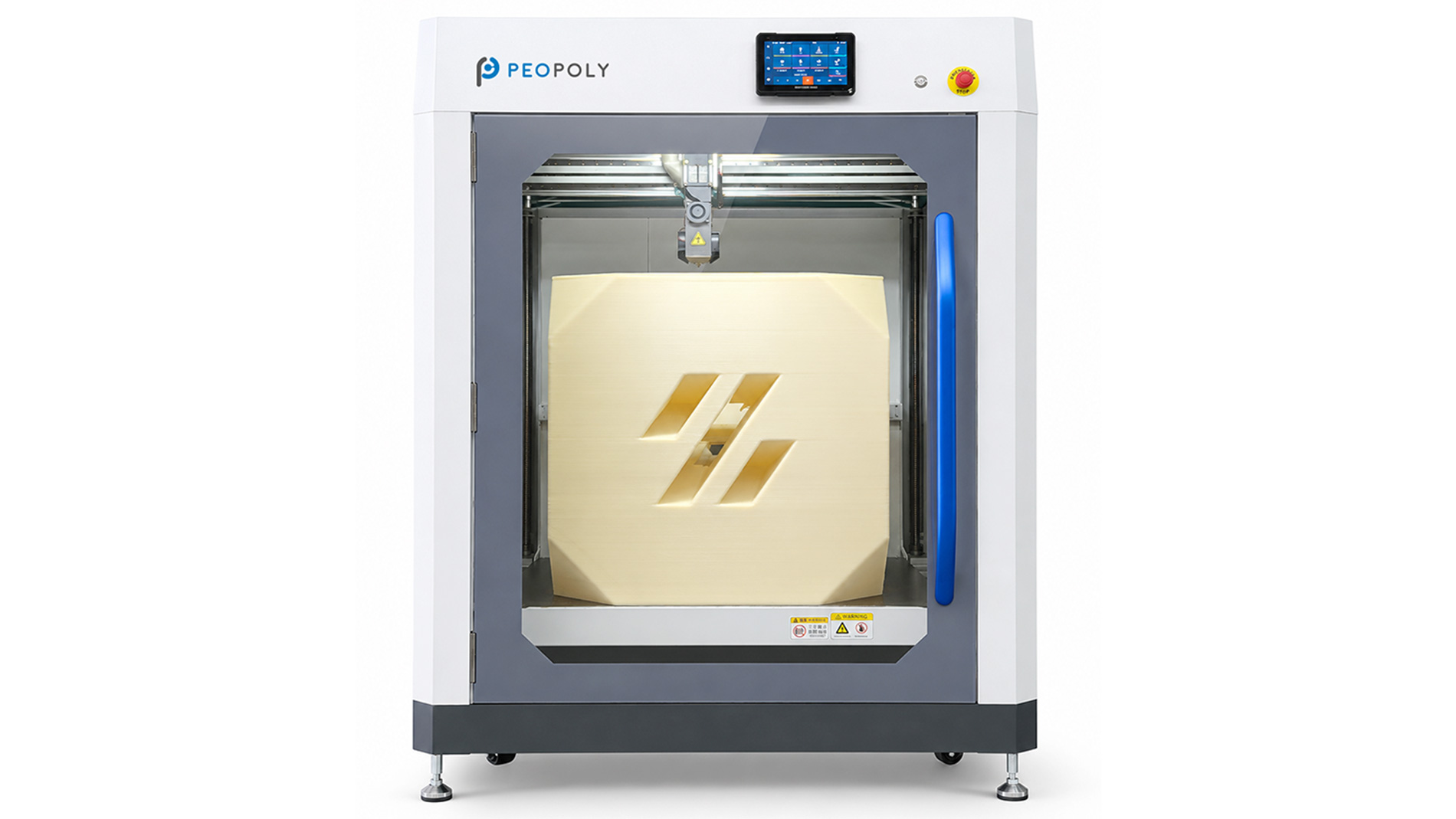 The new Giga 800 with dual-zone screw extruder. Images: Peopoly