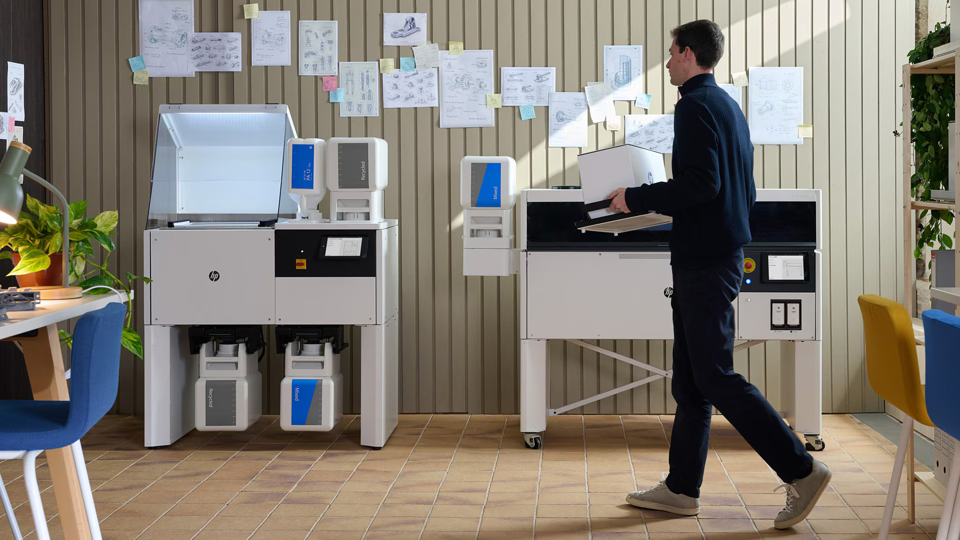 HP MJF 1200 im Büro‑Umfeld