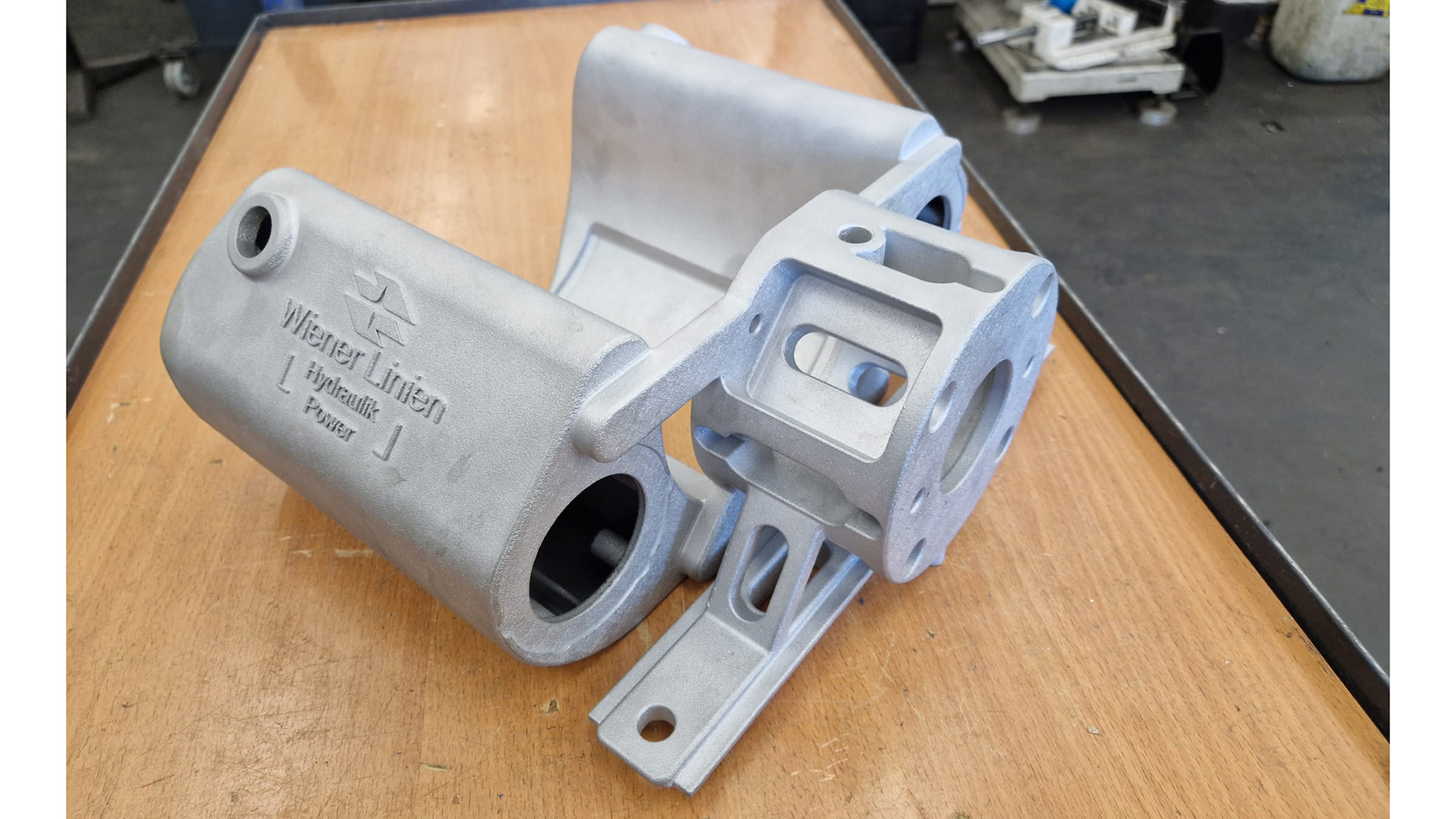 3D-gedruckter Hydrauliktank. Bild: Wiener Netze