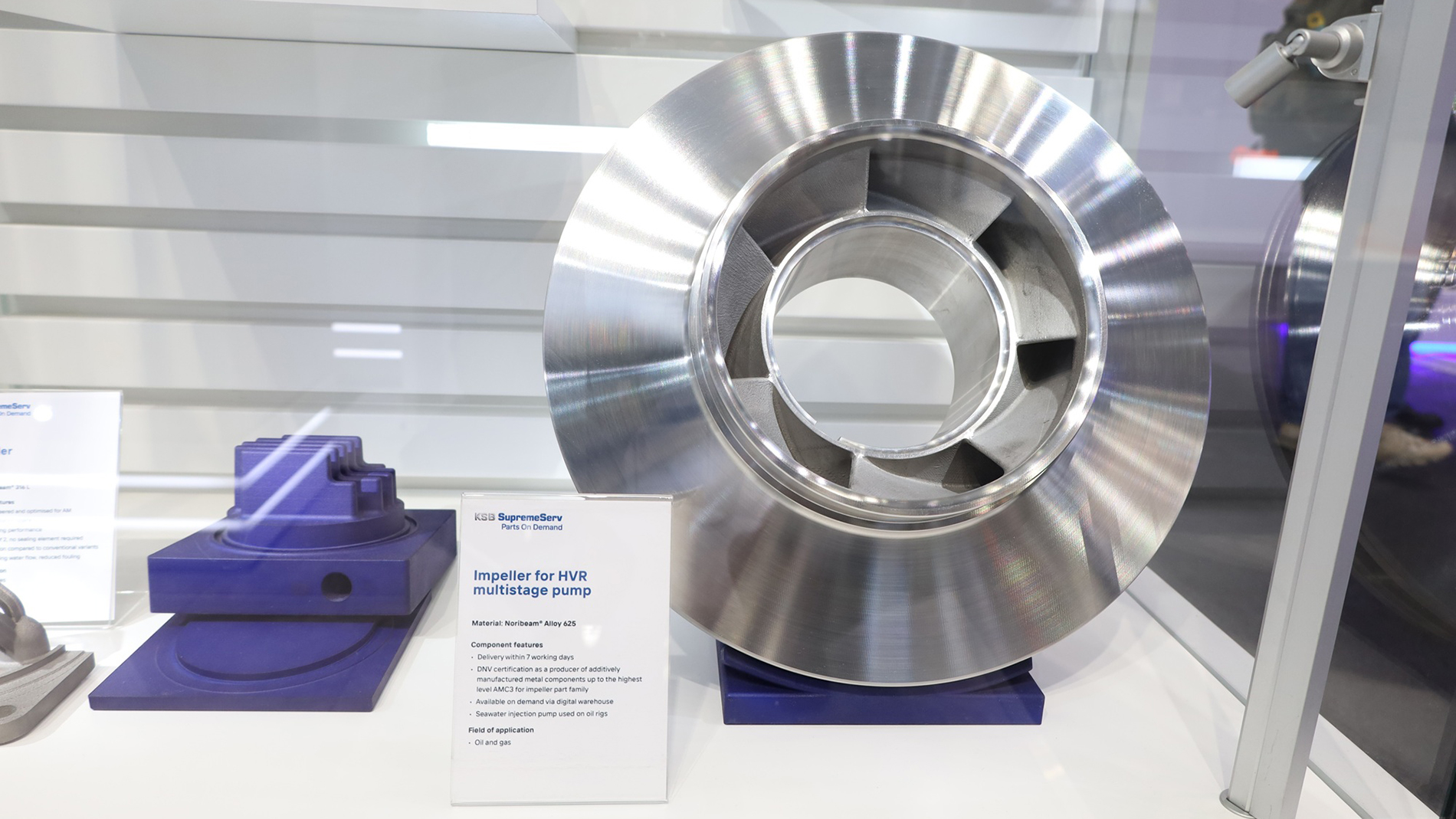 Impeller for multistage pump from KSB. Image: Thomas Masuch