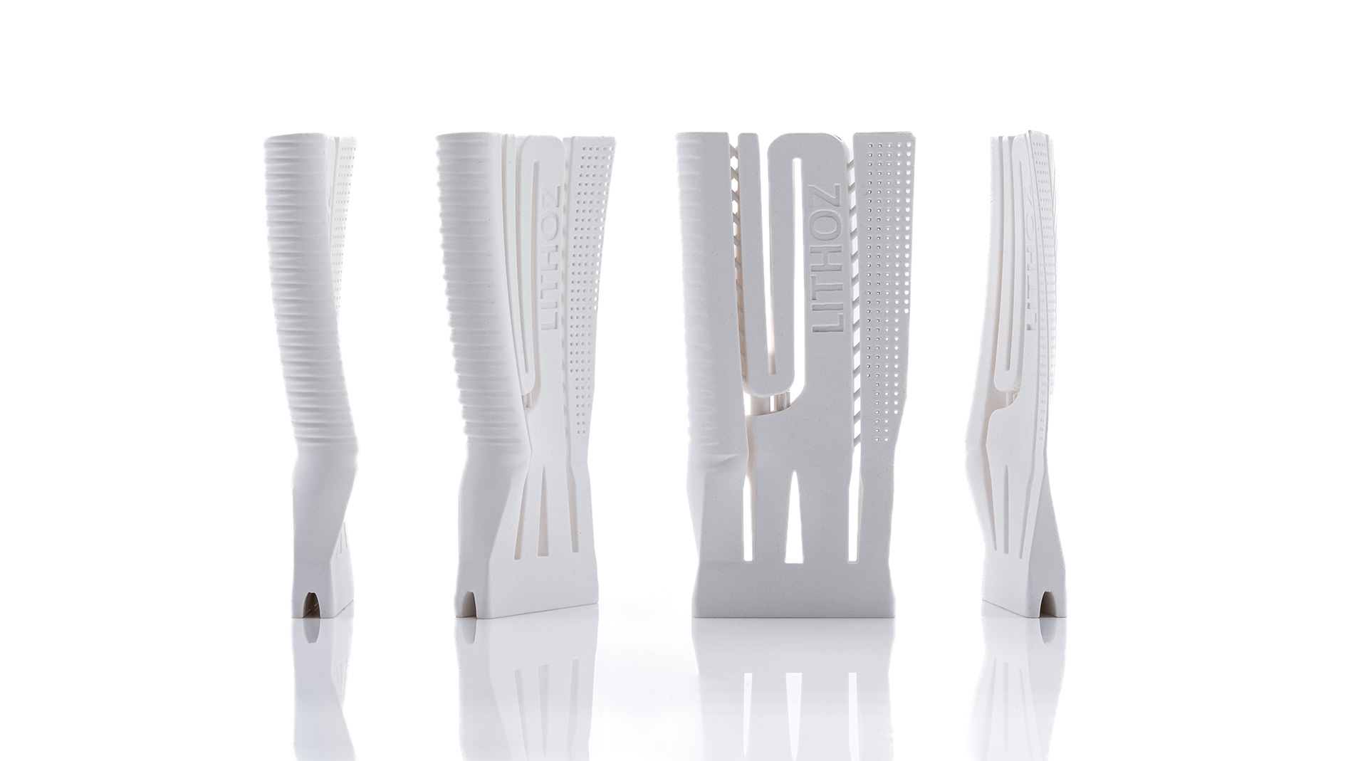 The Lithoz Performance Pack and ceramic applications: casting cores and metallized cooling plates. Images: Lithoz