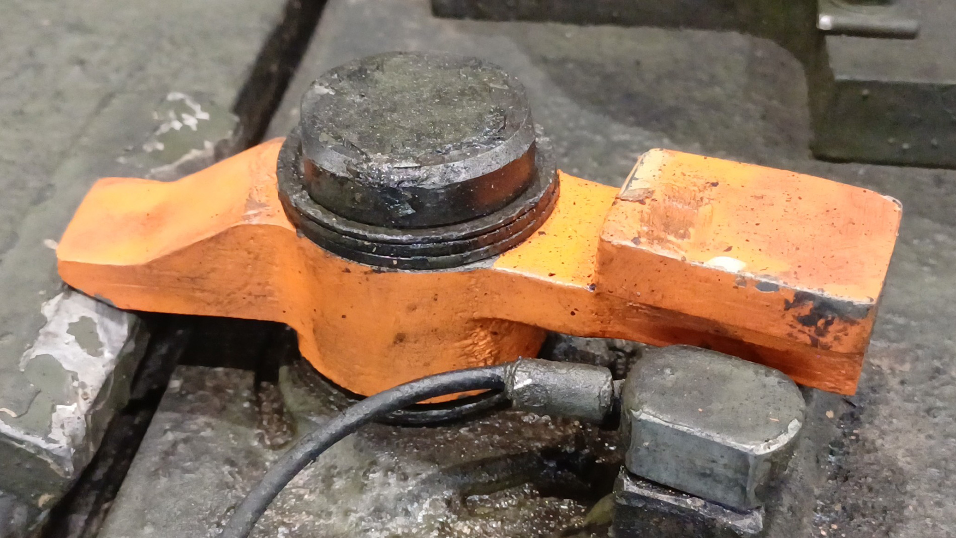 Trojan deck hatch handle manufactured using Metal Paste Deposition in 17-4PH Stainless Steel. Image: RBSL
