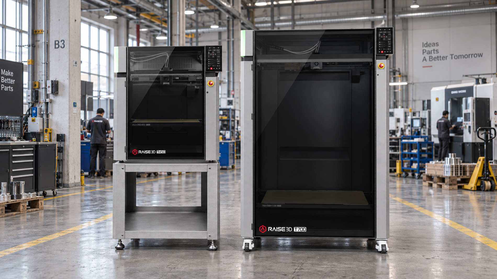 The new Raise3D T Series. Images: Raise3D