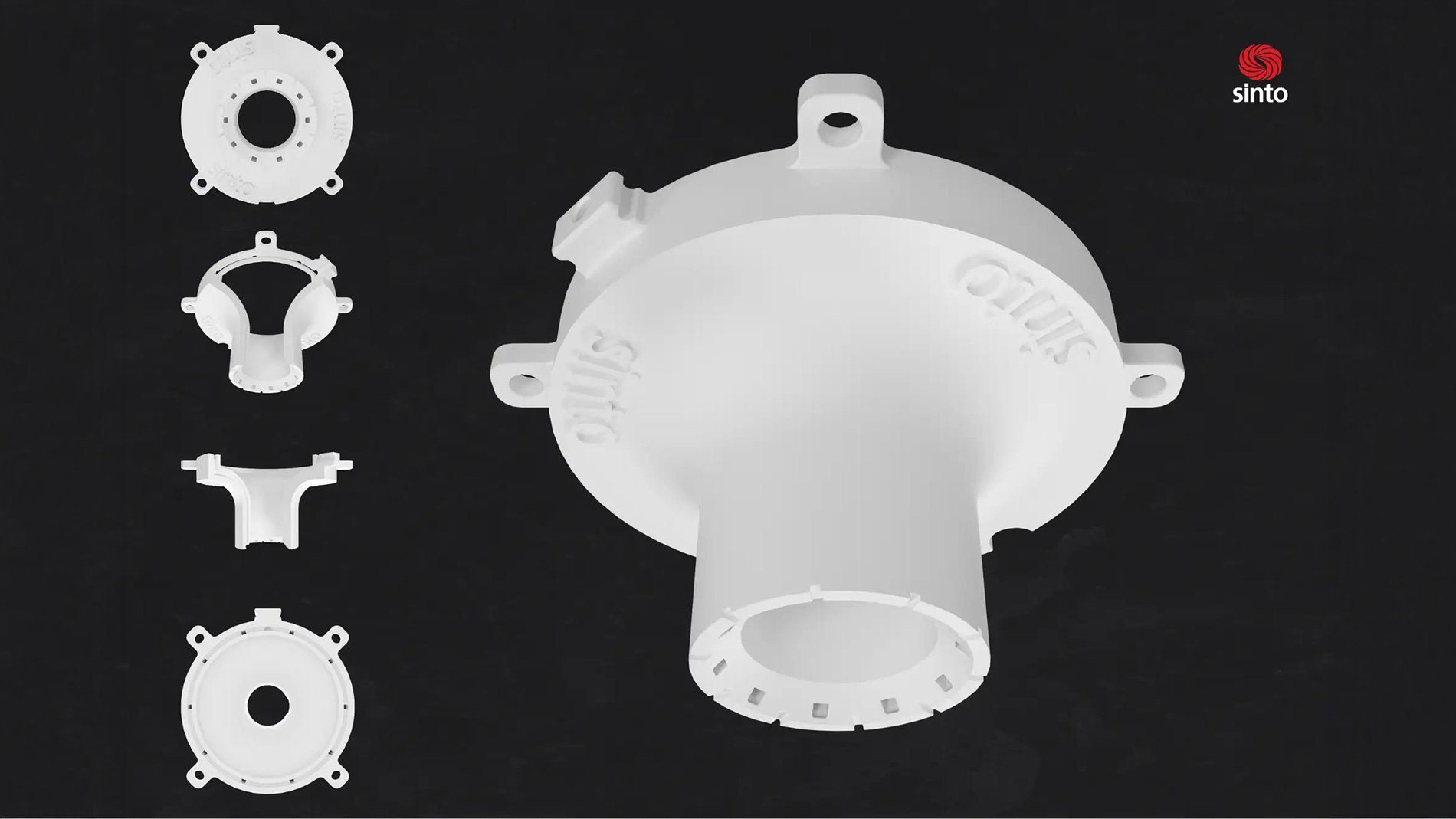 Sinto Advanced Ceramics Europe’s optical protection cap integrates vacuum guidance channels directly into a yttrium-stabilized zirconia body. Courtesy Sinto Advanced Ceramics Europe