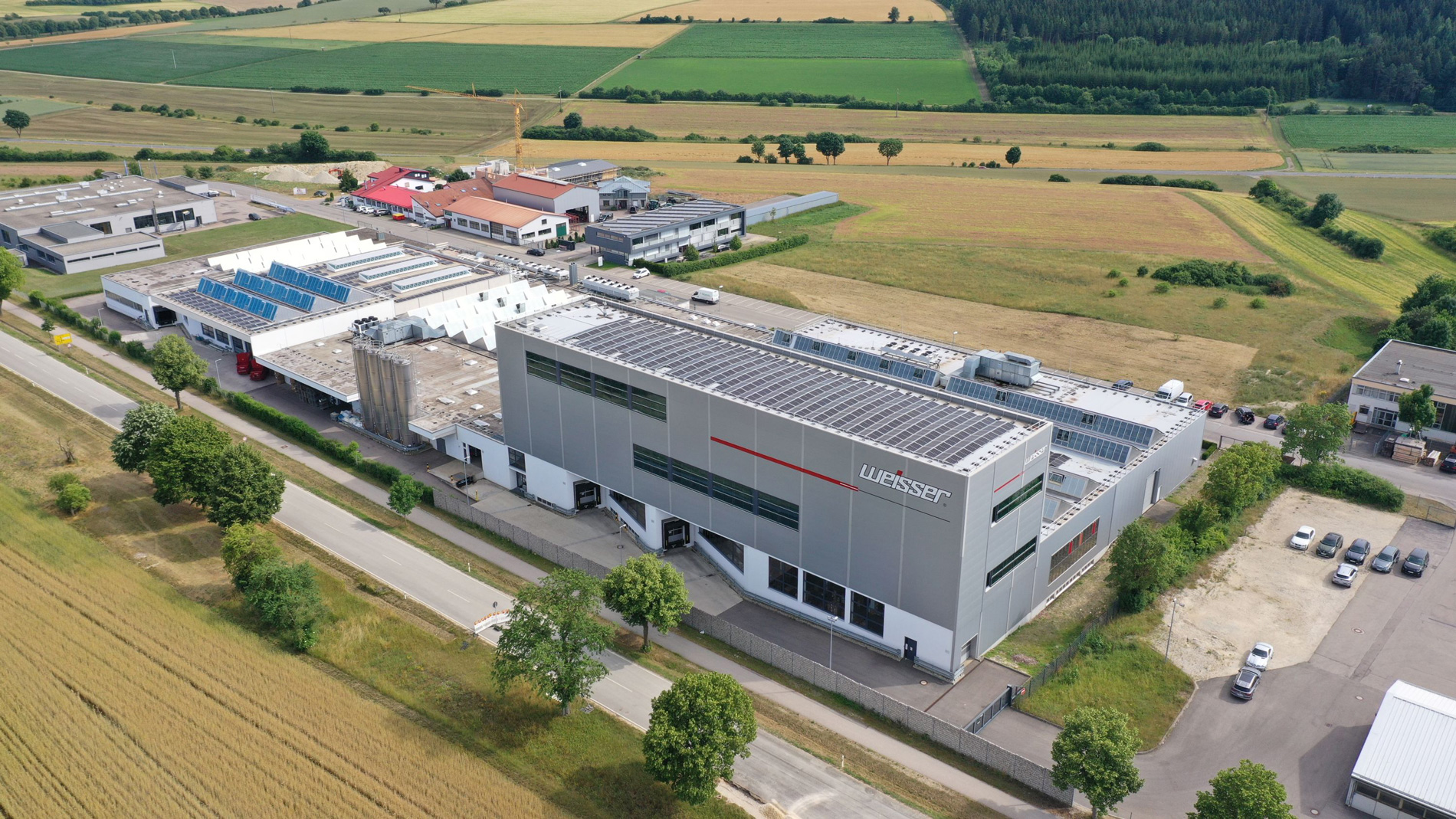 Weisser's headquarters in Neresheim in the Swabian Alb. Image: Weisser Spulenkörper GmbH & Co.KG