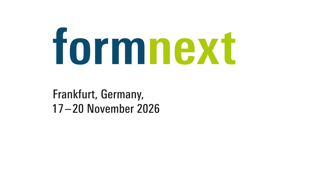 Formnext logo package place and date, English